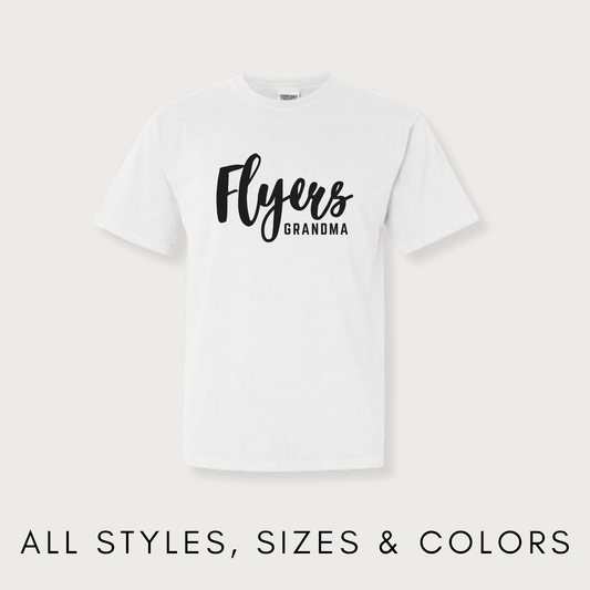 Flyers Cursive Custom