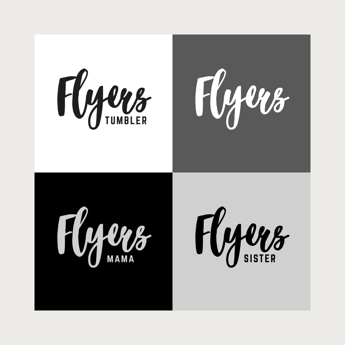 Flyers Cursive Custom