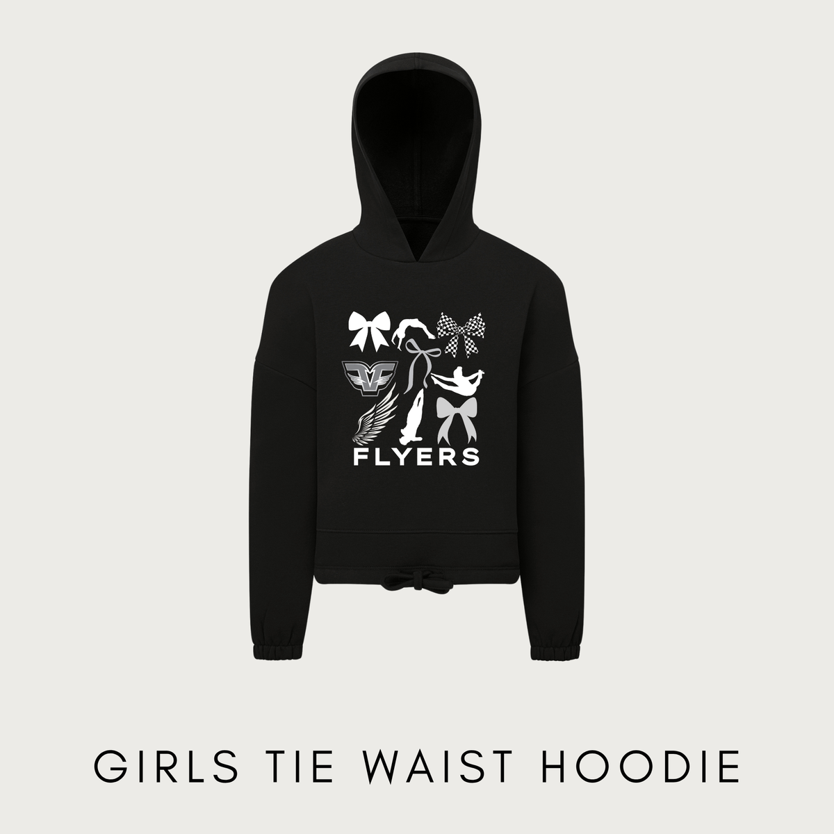 Girls Tie Waist Hoodie